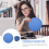 Foldable Round Fan-Blue 4