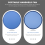 Foldable Round Fan-Blue 6