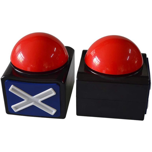 2PCS Game Answer Buzzer, Game Buzzer Alarm Sound Play Button 1