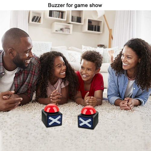 2PCS Game Answer Buzzer, Game Buzzer Alarm Sound Play Button 2