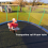 Trampoline Pole Foam Sleeves,Trampoline Protective Sleeves Green 4