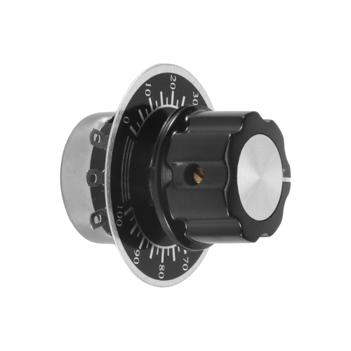 Rotationspotentiometer med diameter och vred, RV24YN 20S B502 5K Ohm 2