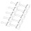 51mm 30pcs Binder Clips Strong Clamping Force 5