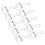 51mm 30pcs Binder Clips Strong Clamping Force 6