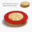 WYBG 4 PCS Mini Pie Crust Shields Silicone Pie Pan Shield til Baking Mini Pie Crust Protector 4 til 6 in (rød) 5