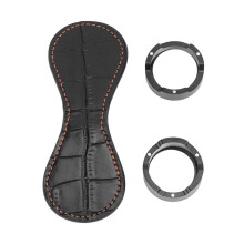 Magnetic Pocket Billiard Chalk Holder Leather