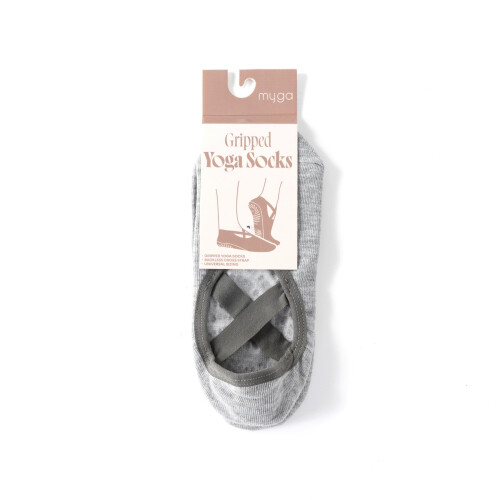 Myga Yoga Socks - Grey 1