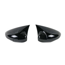 Rearview Mirror Cover Trim for Fiesta MK7 2009-2017,gloss black