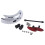 Universal Handlebar Rear Mirrors Pentagonal Motorcycle Rearview Mirror 4