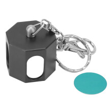 Billiard Chalk Holder Black Aluminium Alloy Pocket