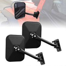 Side View Mirrors Door Off Mirror Rectangular Mirrors 4x4 Off-road Mirror Quick Release Replacement