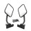 Side View Mirrors Door Off Mirror Rectangular Mirrors 4x4 Off-road Mirror Quick Release Replacement 3
