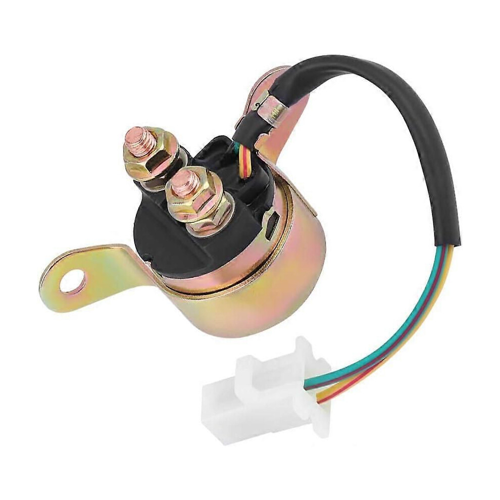 Starter Relay Solenoid, Motorcycle Starter Solenoid ATV Starter Relay for DR200SE 1997-2007