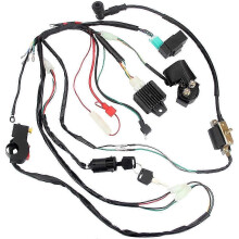 50cc 70cc 90cc 110cc ATV Quad Bike CDI Ignition Coil Wiring Harness Kit Full Vehicle Electrical System