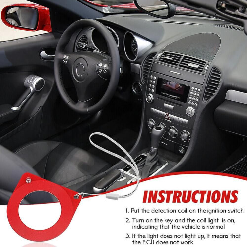 Durable Detection Coils Automotive Chip Car Key ECU Coil Tester Detector 2