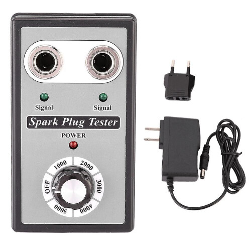 Spark plug tester for dual hole car ignition diagnostic tool
