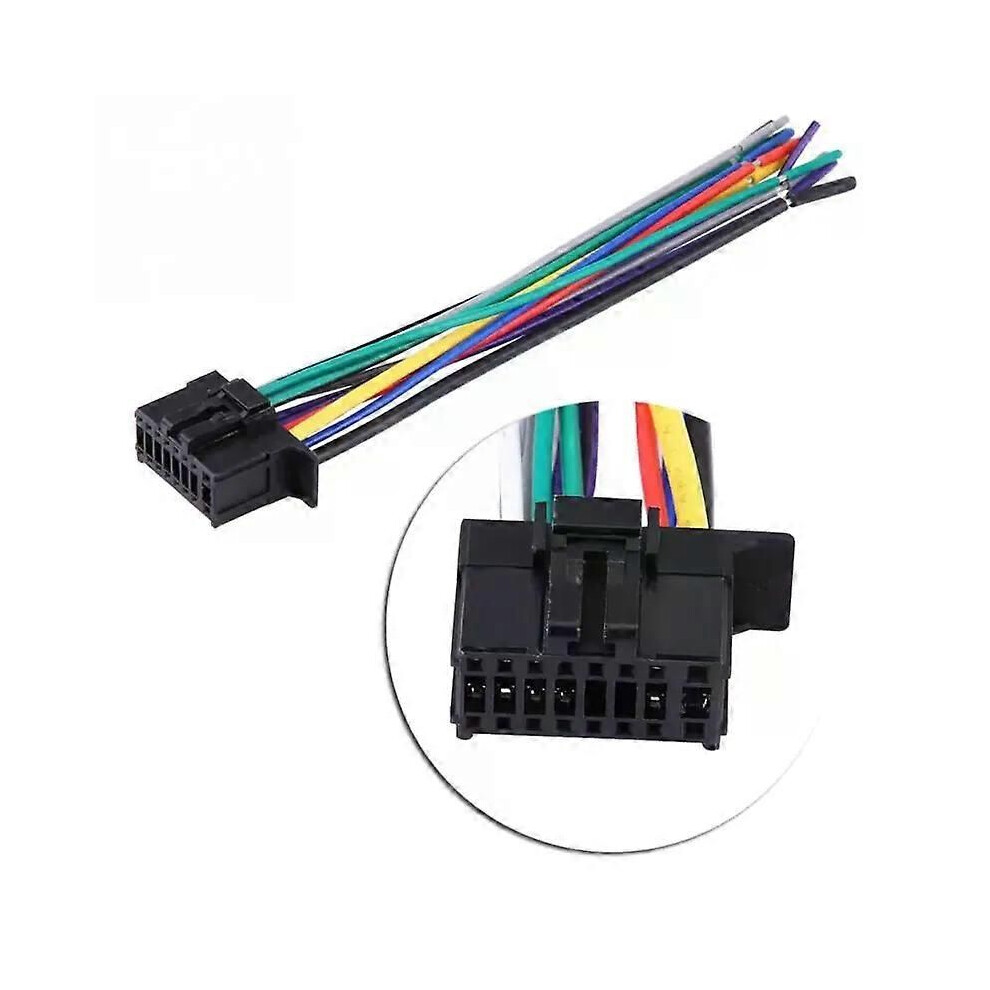 59in Car Radio Stereo Wire Wiring Harness CD Player Plug Adapter Cable Cord fit for Kenwood car stereo