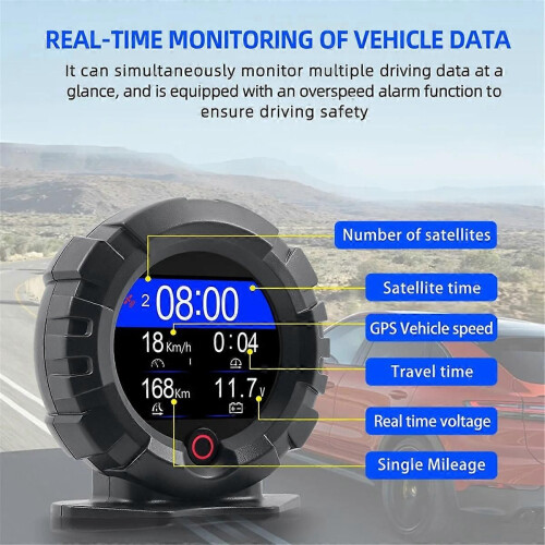 X95 Μετρητής κλίσης GPS αυτοκινήτου Ψηφιακός μετρητής κλίσης 1