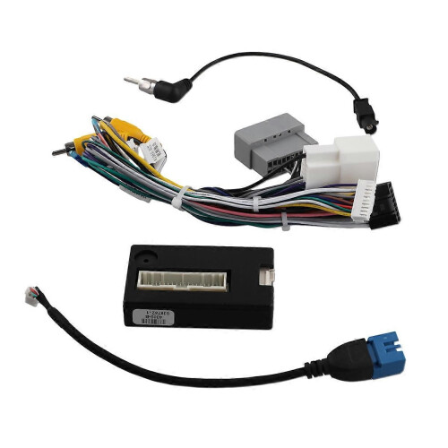 16Pin Car Stereo Wire Harness Adapter Decoder Power Cable with Canbus Box for Journey 1