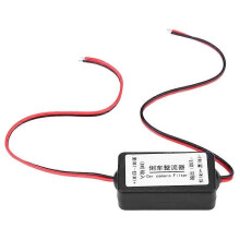 12V Car Rear View Camera Rectifier Relay Capacitor Filter Connector for Rear View Lens Anti-Interfe
