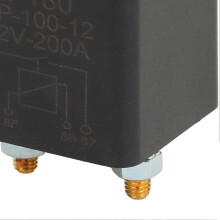Relé de carga dividida de arranque de alta resistencia de 12 V y 200 A para coche, furgoneta, camión,