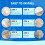 Cat Scratch Furniture Protector  10 Pack, 17.3' x 13', Transparent, Includes 60 P 5
