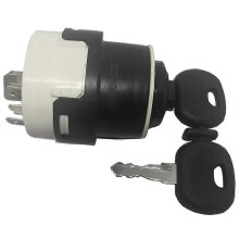 Interruttore di accensione a 7 pin con due chiavi 16403 0009730212 per carrelli elevatori Linde