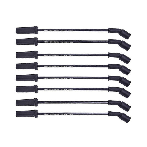 For Spark Plug Ignition Wires Black Distributor Wire Set 9748hh