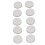 10 Pcs Ink Blending Foams White Domed Replacement 10