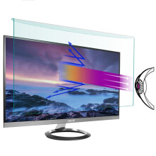 20 - 27 Inch Acrylic Removable Monitor Blue Light and Anti Glare Screen Protector - Desktop