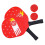 Table tennis paddle, racket  Professional cucumber ball  Compact case, 2 paddles, 2 balls 1