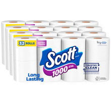 Toaletn    papier Scott 1000 Trusted Clean 32 roliek, 1-vrstvov   , septick   , bezpecn