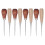 8Pcs Leather Awl Wooden Ergonomic Handle Stainless 1