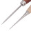 8Pcs Leather Awl Wooden Ergonomic Handle Stainless 15