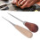 8Pcs Leather Awl Wooden Ergonomic Handle Stainless 11