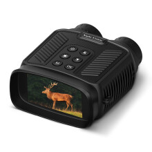 Night Vision Goggles - 4K Night Vision Binoculars for Adults, 3“ HD Screen Binoculars with 7 Levels(Black)