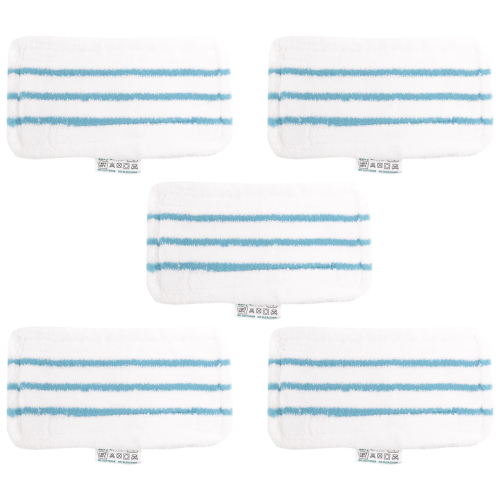 Pack of 5 Washable Microfiber Pads for Steam Mop R
