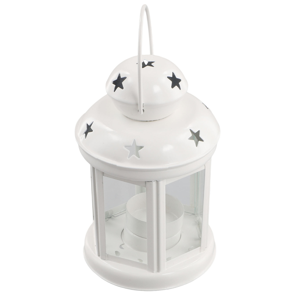 Lanterne Per Candele Sospese In Metallo Vintage, Tealight Ho-image