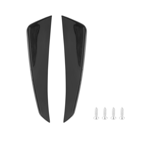 2 stk Frontkofanger side luftsplitter spoiler sort 2