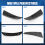 2 stk Frontkofanger side luftsplitter spoiler sort 9