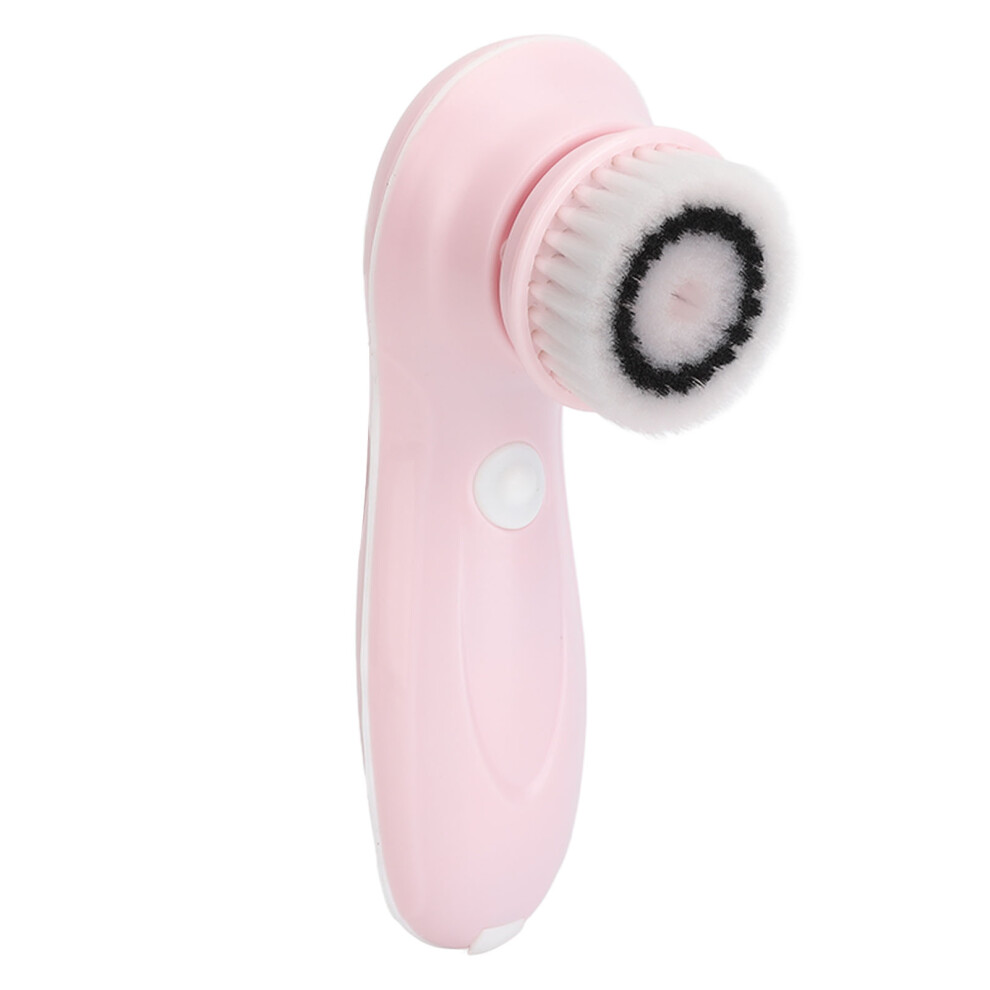 Pink Waterproof Facial Cleansing Brush 500Mah Abs