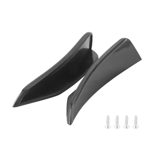 2 stk Frontkofanger side luftsplitter spoiler sort 1