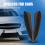 2 stk Frontkofanger side luftsplitter spoiler sort 5