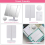 Trifold Makeup Mirror with 22 LED Lights,10X/3X/2X 6