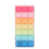 Transparante lege plastic doos met 21 compartimenten 1