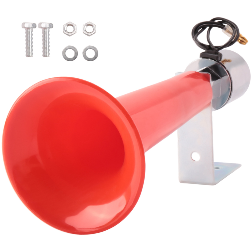 12/24V 180Db Super Loud Air Horn Trumpet For Car T Red 4852051023363