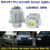 2 stk Angel Eyes CANbus 80W LED hovedlysmarkør Li 5