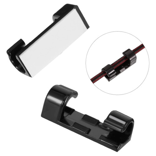 100 τεμάχια κλιπ καλωδίων Tidy Wire Holder με ισχυρή ασφάλεια 2