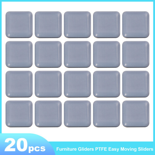 20 τεμάχια ολισθητήρες επίπλων 25 x mm PTFE Self 2