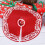 Saia para árvore de Natal de 2 peças - 12 polegadas mini com F 5